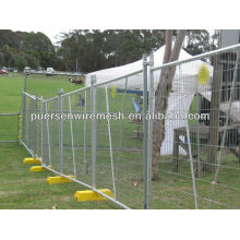 removable welded wire mesh / temporary barricade fence